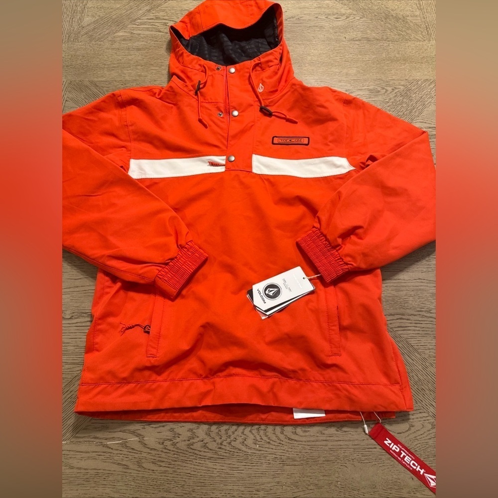 VOLCOM LONGO PULLOVER MENS SNOWBOARD JACKET XS
